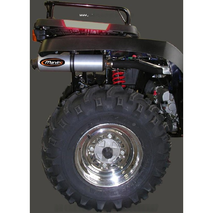 Marving Quad Atv Line Round Ø 100 mm Silencer for Polaris SPORTSMAN 500/700/700 EFI/800