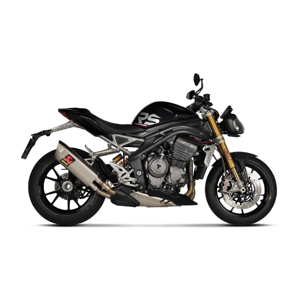 Silencieux AKRAPOVIC SLIP-ON pour Triumph Speed Triple 1200 RR / RS 2021-2024