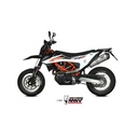 Silencieux MIVV Sportline ovale KTM 690 SMC / Enduro 2021-2024
