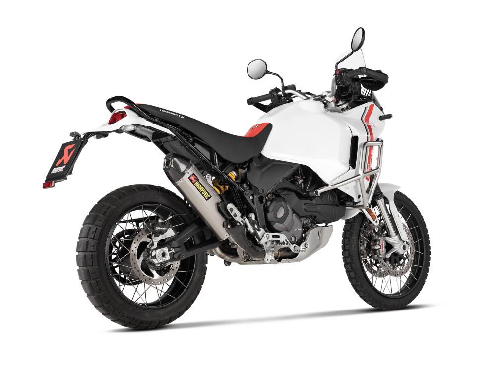 Akrapovic Link pipe without catalyst Slip-on Ducati Desert X 950 and 937 Monster