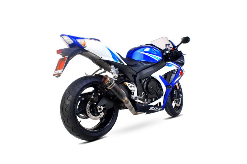 Scorpion RP1-GP Half Exhaust System Suzuki GSX-R 600 / 750 2006-2007