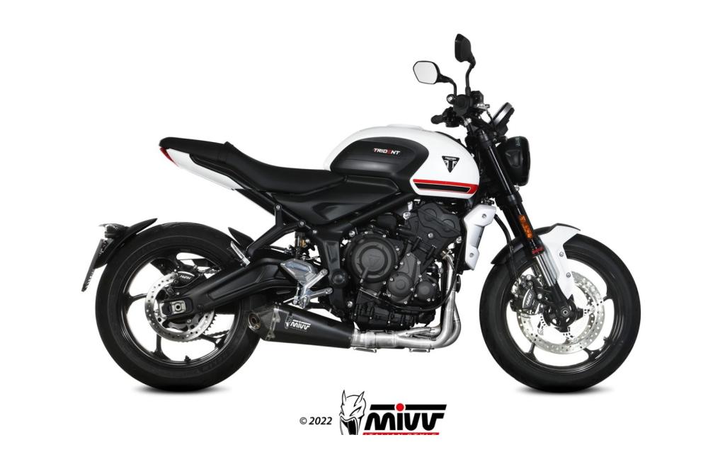 Ligne Complète MIVV Delta Race (coupelle carbone) Triumph Trident 660 2021- 2024