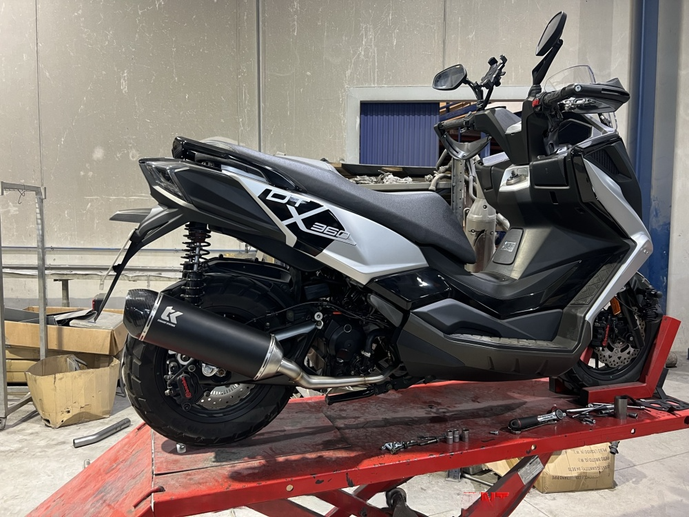 Ligne Complète Turbo Kit H2 Ovale Kymco DTX 360 2022-2024