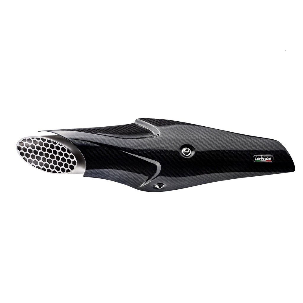 Leovince Yamaha MT-07, Tracer 700 / GT and Tracer 7 / GT Silencer End Cap with Carbon Heat Shield