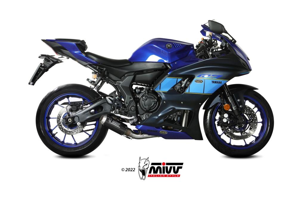 MIVV MK3 Full Exhaust System Yamaha 700 R7 2022-2025