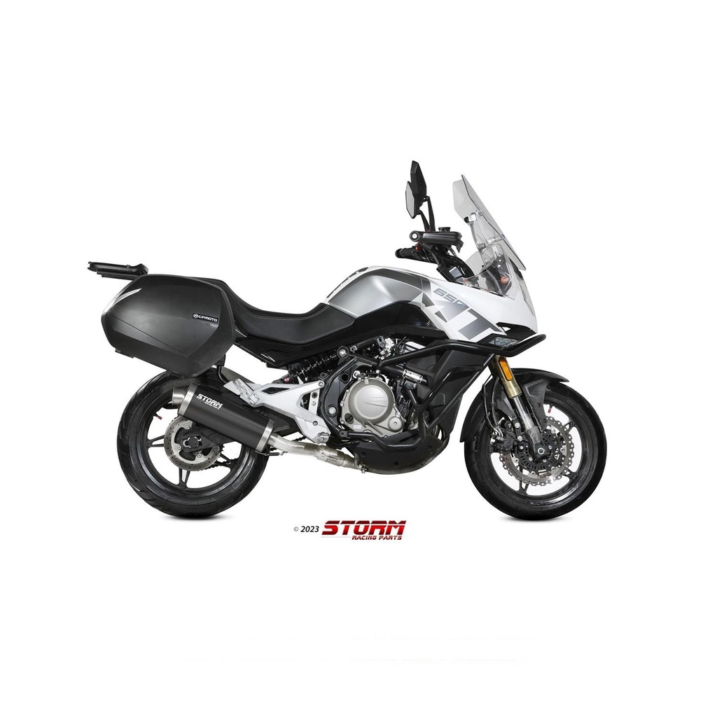 Silencieux Storm Ovale Adapt. CF MOTO MT 650 2021-...