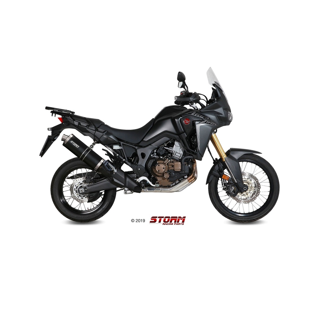 Silencieux Storm Ovale Adapt. HONDA CRF 1000 L AFRICA TWIN 2016-2019