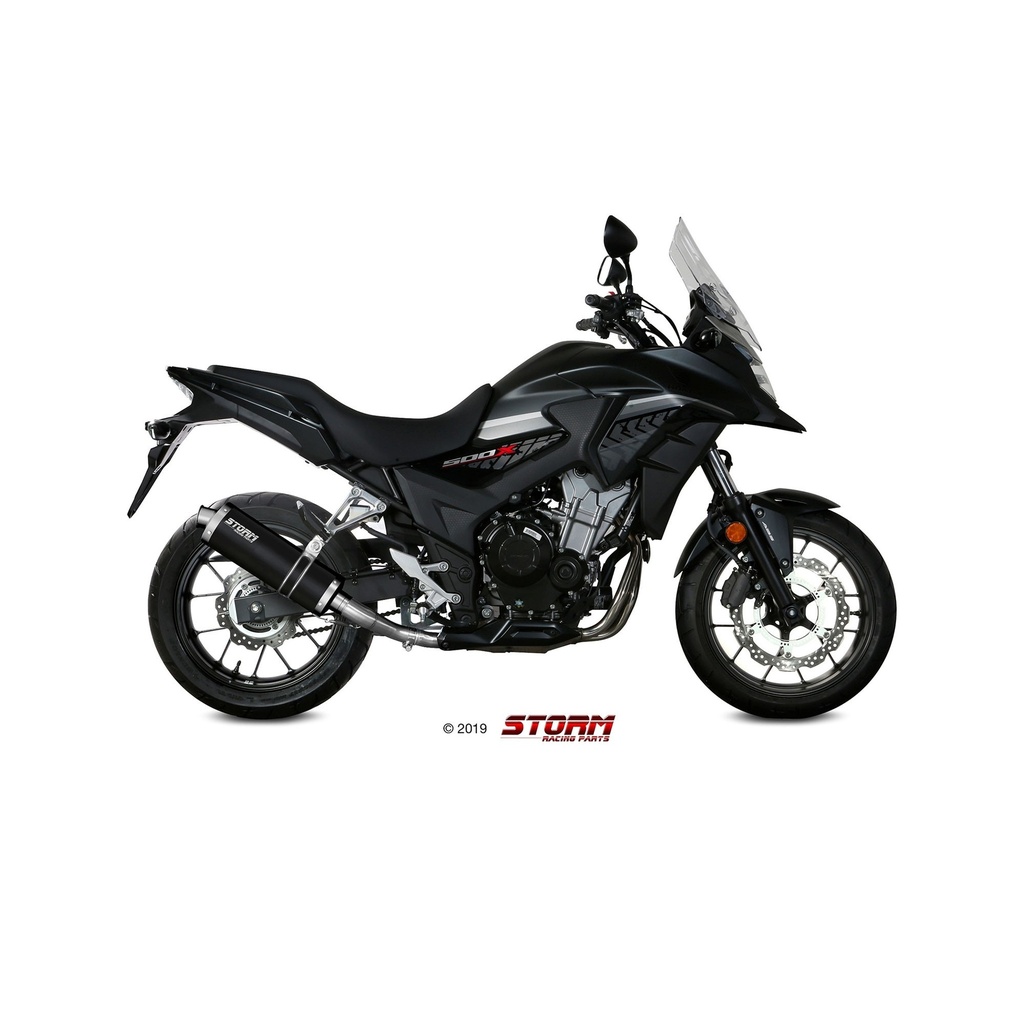 Storm Oval Slip-on HONDA CB 500 X 2017-2020