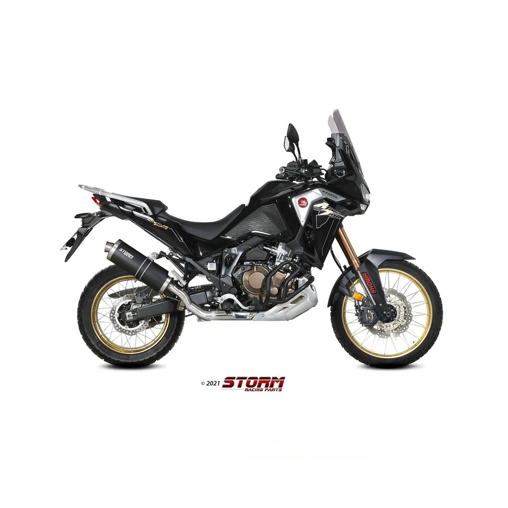 Silencieux Storm Ovale Adapt. HONDA CRF 1100 L AFRICA TWIN / Adventure Sport 2020-...