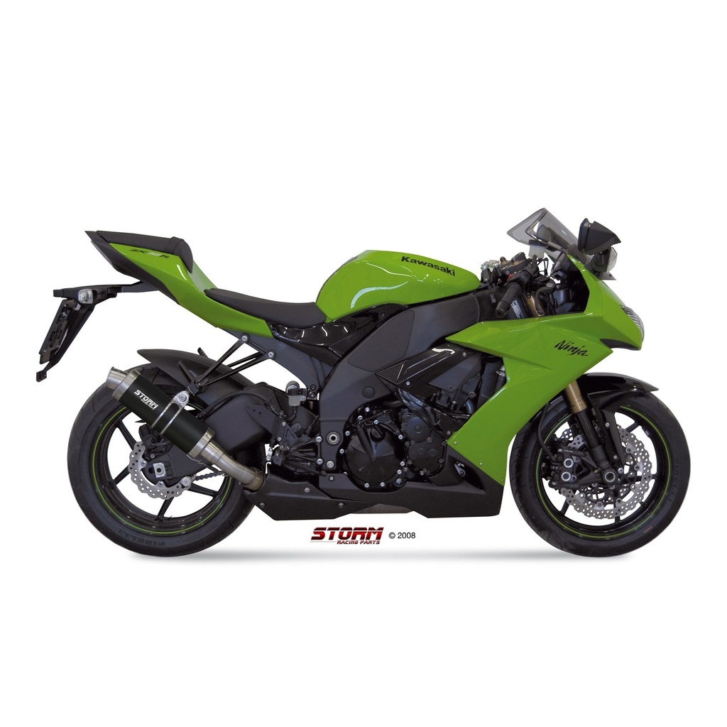 Storm GP Slip-on Silencer KAWASAKI ZX 10R Ninja 2008-2010