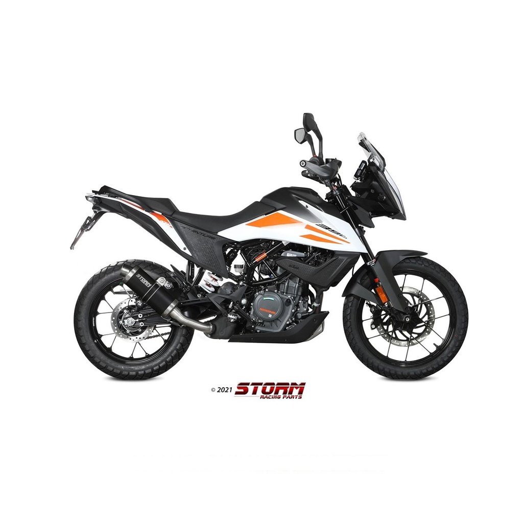 Silencieux Storm Ovale Adapt. KTM 390 ADVENTURE 2020-2023