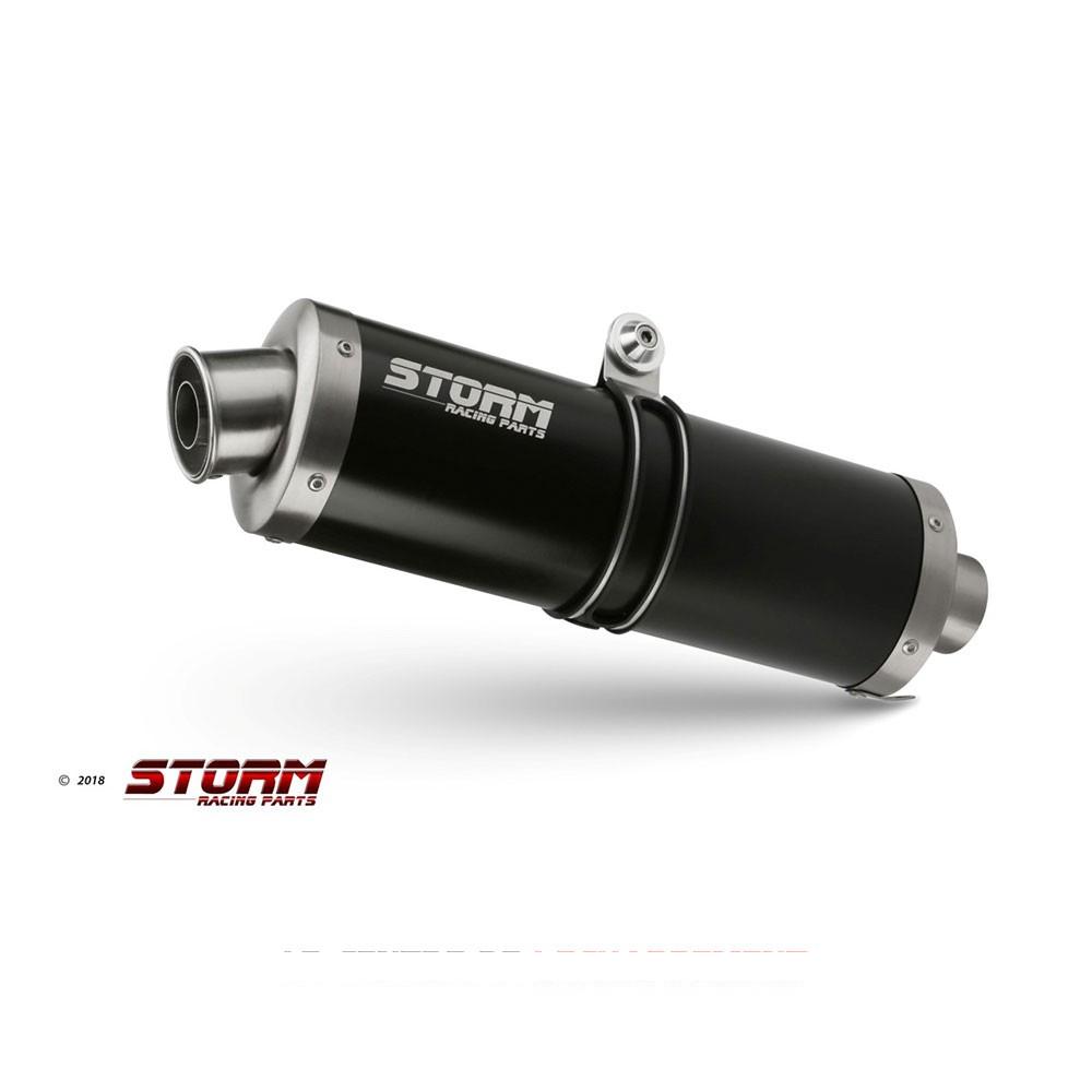 Silencieux Storm Ovale Adapt. SUZUKI SV 650 2003