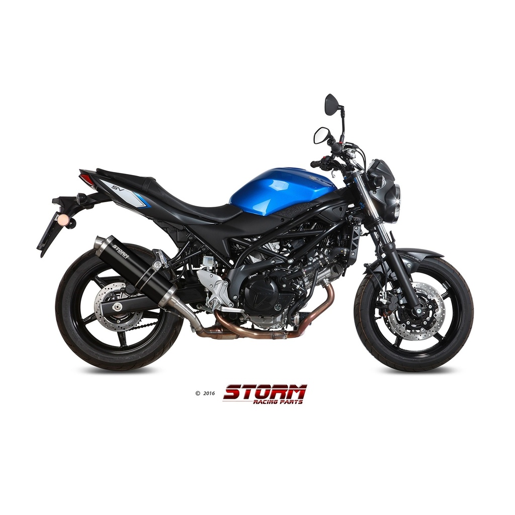 Storm Oval Slip-on SUZUKI SV 650 / X 2016-...