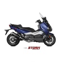 Storm Oval Full Exhaust System Slip-on SYM MAXSYM TL 500 2019-2020