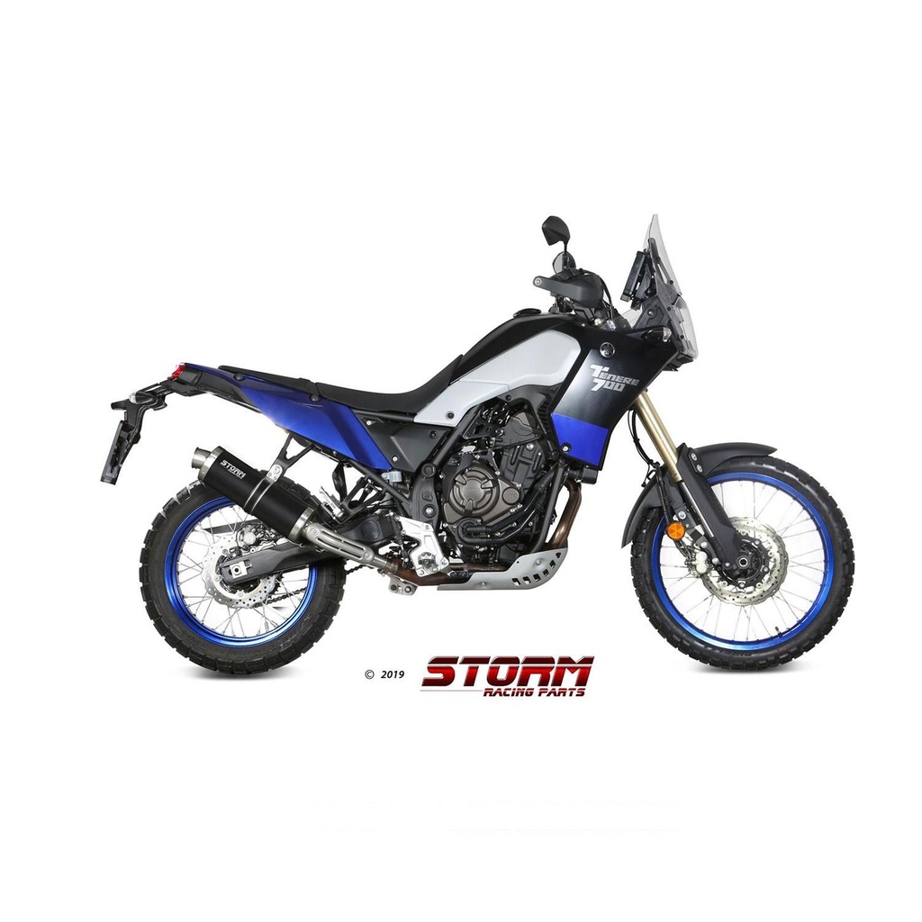 Silencieux Storm Ovale Adapt. YAMAHA Ténéré 700 2019-2020