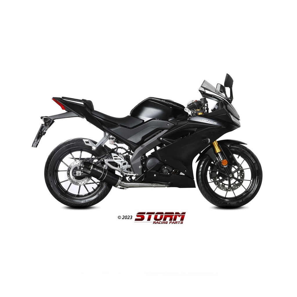 Ligne Complète Storm GP Adapt. YAMAHA MT 125 2021-2024 et YZF 125 R 2019-2024