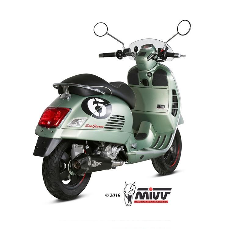 Silencieux MIVV DELTA RACE (coupelle carbone) VESPA GTS 300 SUPER 2008-2020