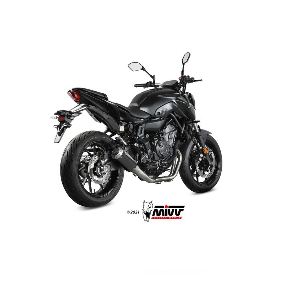 Ligne Complète MIVV MK3 YAMAHA MT07 2014-2024 (sortie latérale)