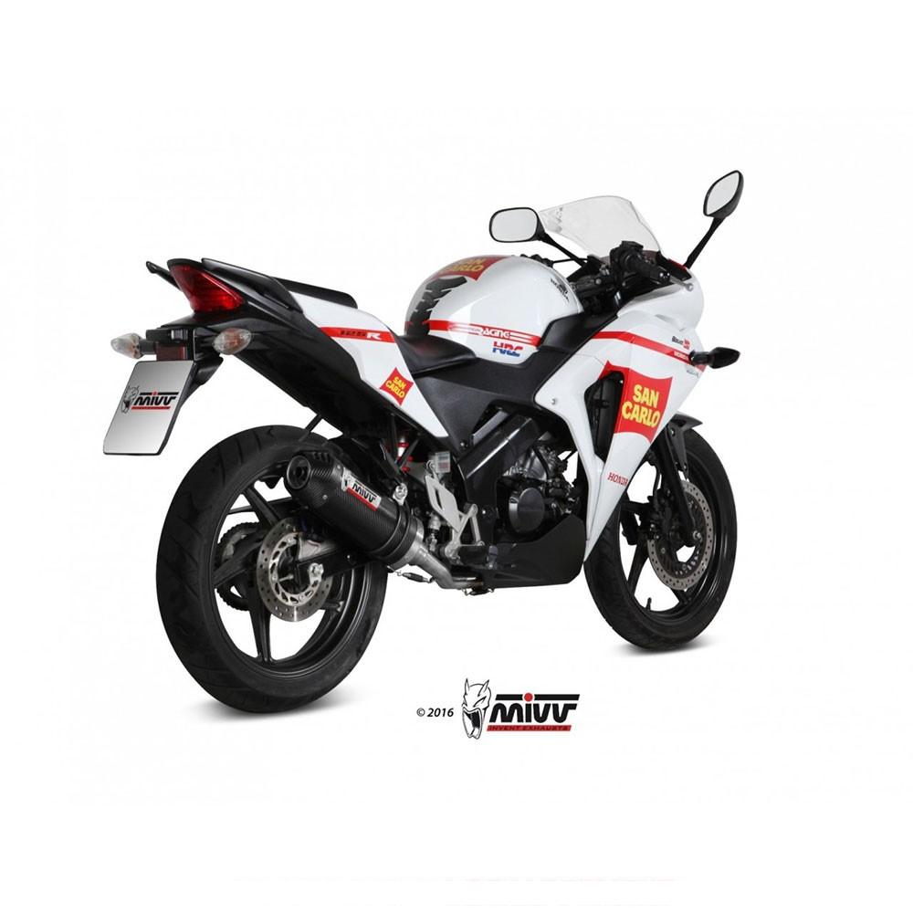 Full Exhaust System MIVV OVAL HONDA CBR 125 2011-2016