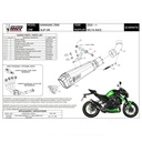 Silencieux MIVV DELTA RACE (coupelle carbone) KAWASAKI Z 900 2020-2024