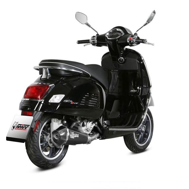 Silencieux MIVV DELTA RACE (coupelle carbone) VESPA GTS 300 Super/ Sei Giorni/Tech 2021-2024