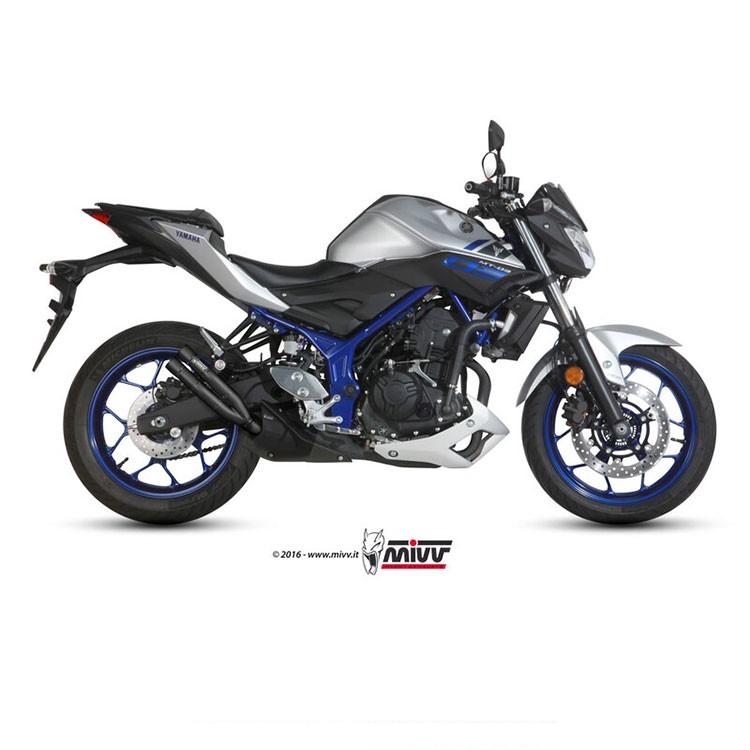 MIVV DOUBLE GUN Silencer YAMAHA MT-03 (320cc) 2016-2024