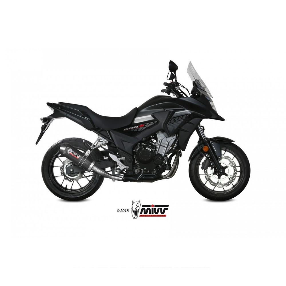 MIVV OVAL Silencer HONDA CB 500 X 2017-2018