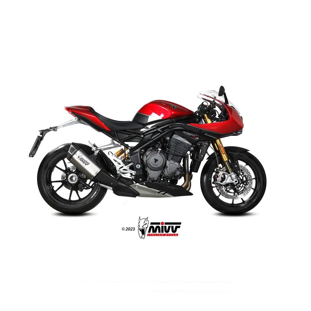 Silencieux MIVV SR-1 TRIUMPH SPEED TRIPLE 1200 RR / RS 2021-2024