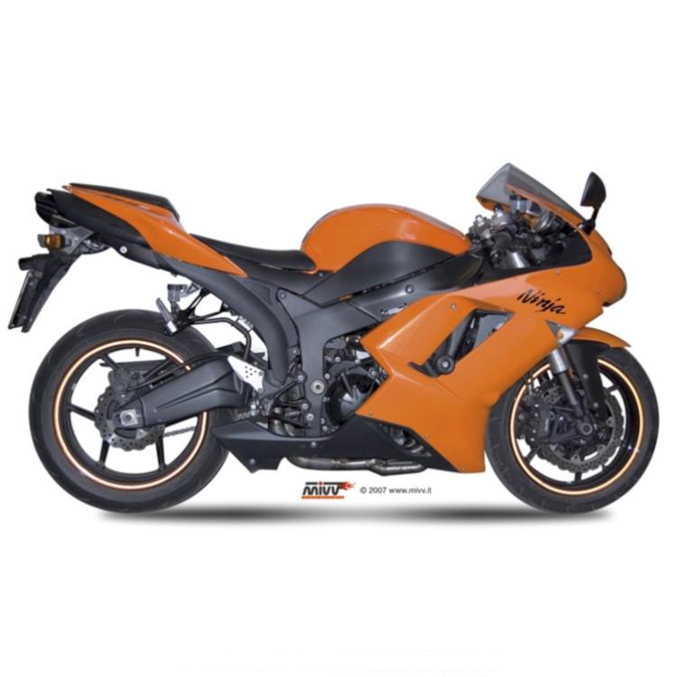 MIVV SUONO Silencer KAWASAKI ZX6R 2007-2008