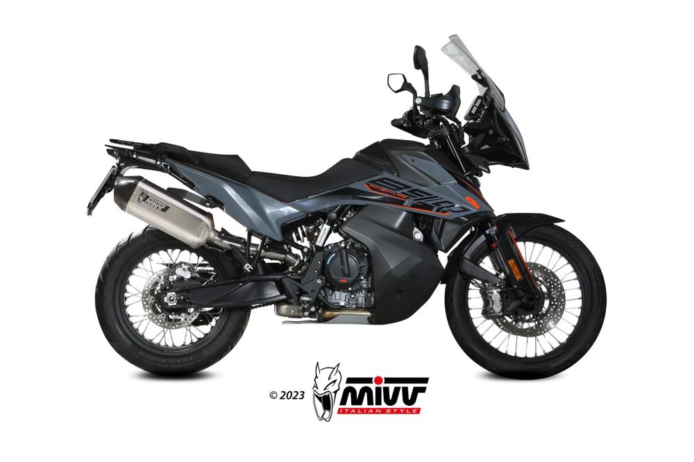 Silencieux MIVV Speed Edge KTM 790 / 890 Adventure / R 2021-... et 890 SMT 2023-2024