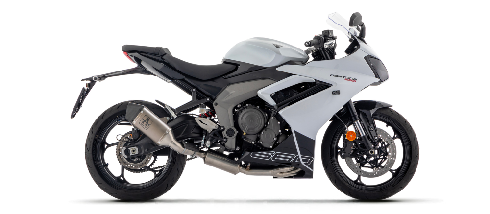 Ligne Complète Arrow Veloce (coupelle carbone) Triumph Daytona 660 2024-...
