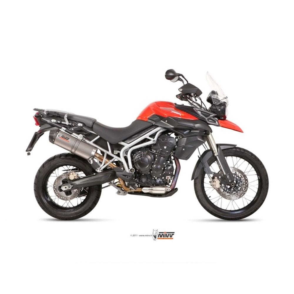 MIVV OVAL Silencer TRIUMPH TIGER 800 2011-2016