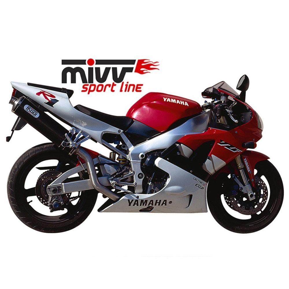 MIVV OVAL Silencer YAMAHA YZF 1000 R1 1998-2001