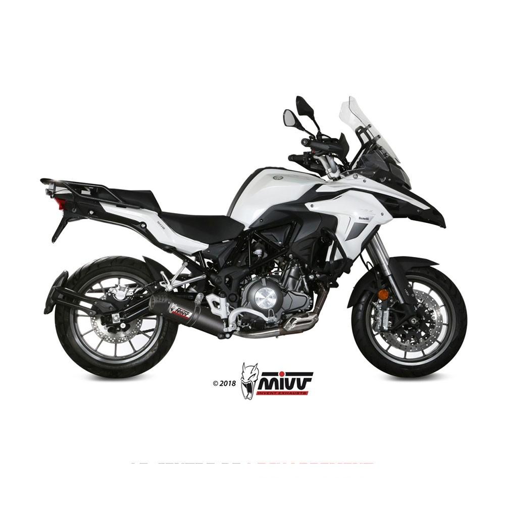 Silencieux MIVV SPORTLINE (coupelle carbone) ovale BENELLI TRK 502 2017-2024