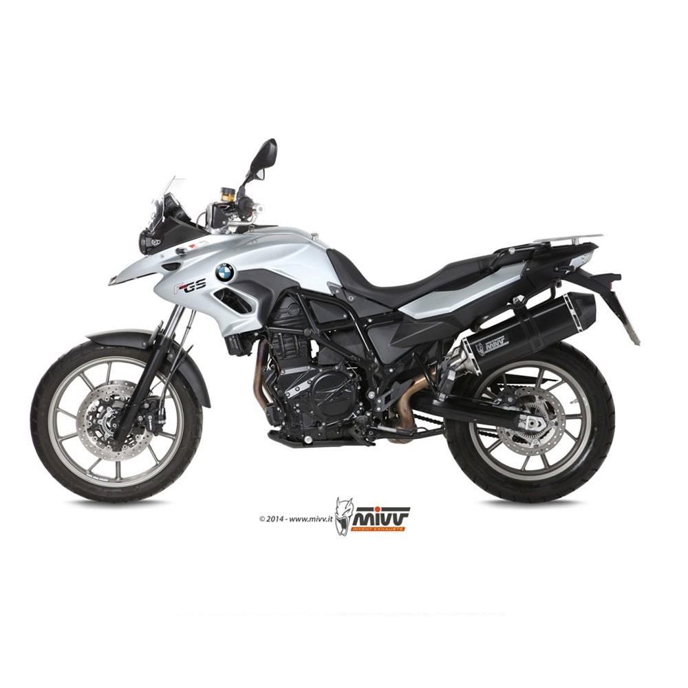 MIVV SPEED EDGE Silencer (carbon end cap) BMW F 700 GS 2012-2017