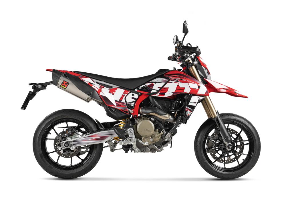 Silencieux AKRAPOVIC Ducati Hypermotard 698 2024-...Coupelle Carbone