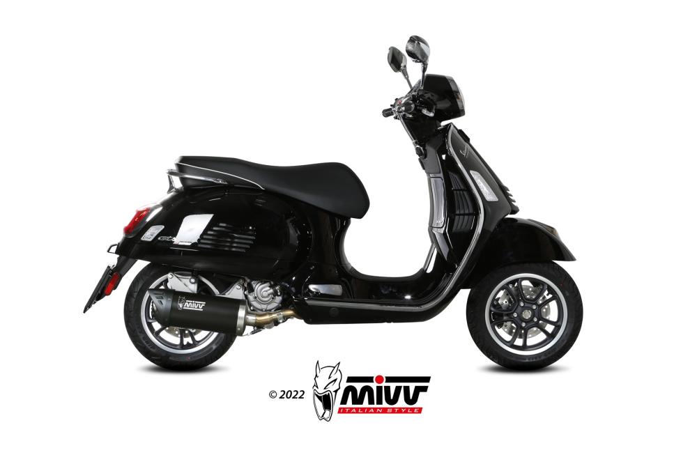 MIVV Mover Silencer Piaggio Vespa 300 GTS Super / Sei Giorni / Tech / Touring 2021-2024