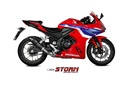 Silencieux STORM SLIP-ON GP Honda CBR 500 R 2024-... coupelle carbone