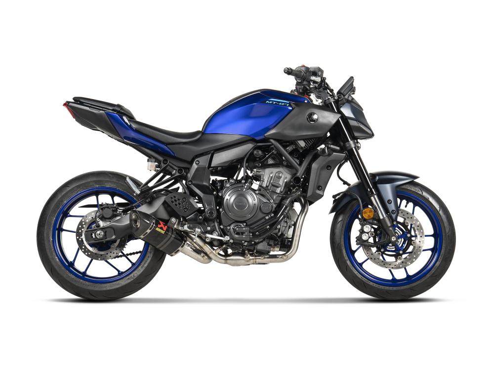 Full Exhaust System Akrapovic Racing Line (carbon end cap) Yamaha MT-07 2025-...