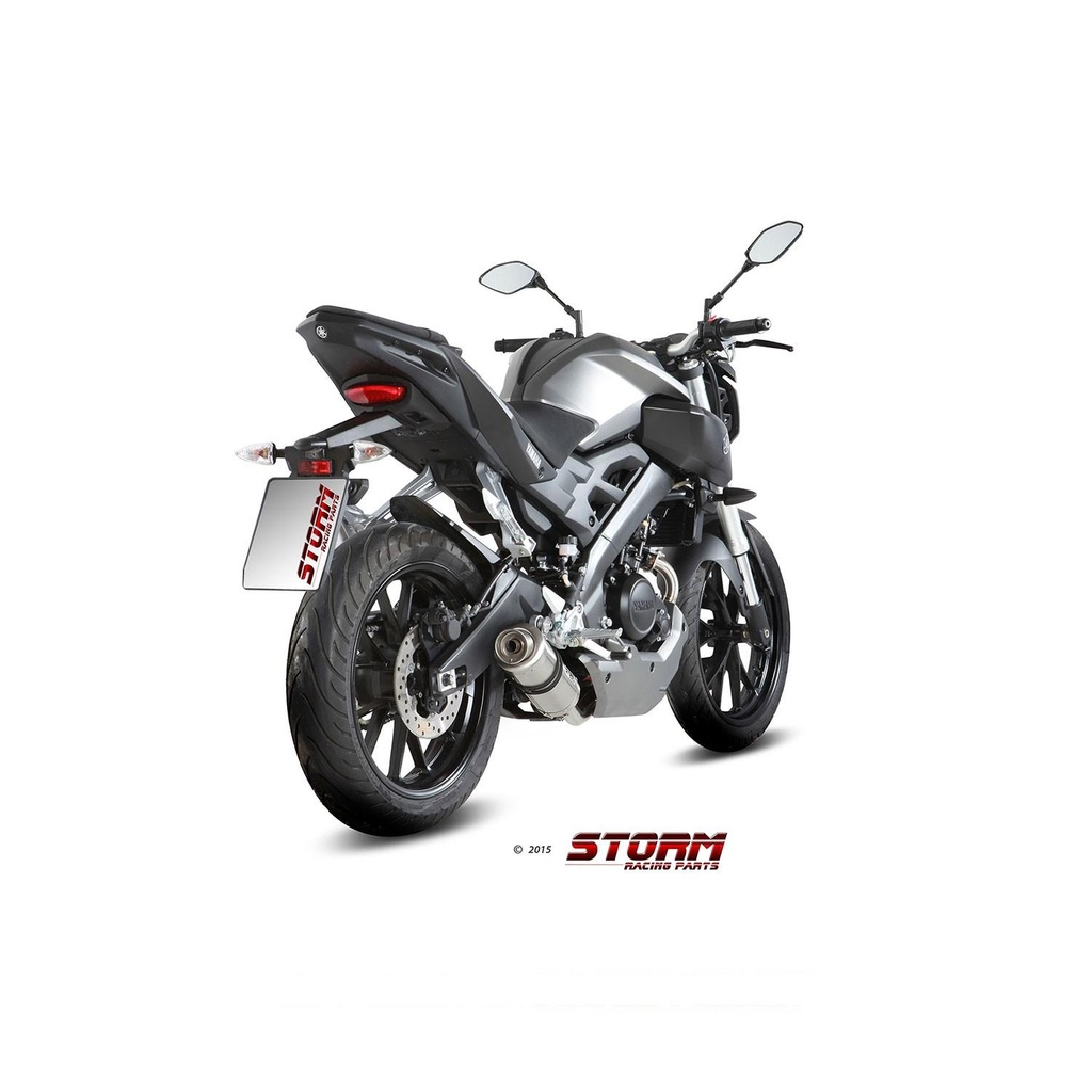 Ligne Complète Storm GP Adapt. YAMAHA MT125 2015-2019 et YZF 125 R 2014-2018
