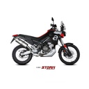Silencieux Storm Ovale Adapt. APRILIA 660 Tuareg 2022-2024