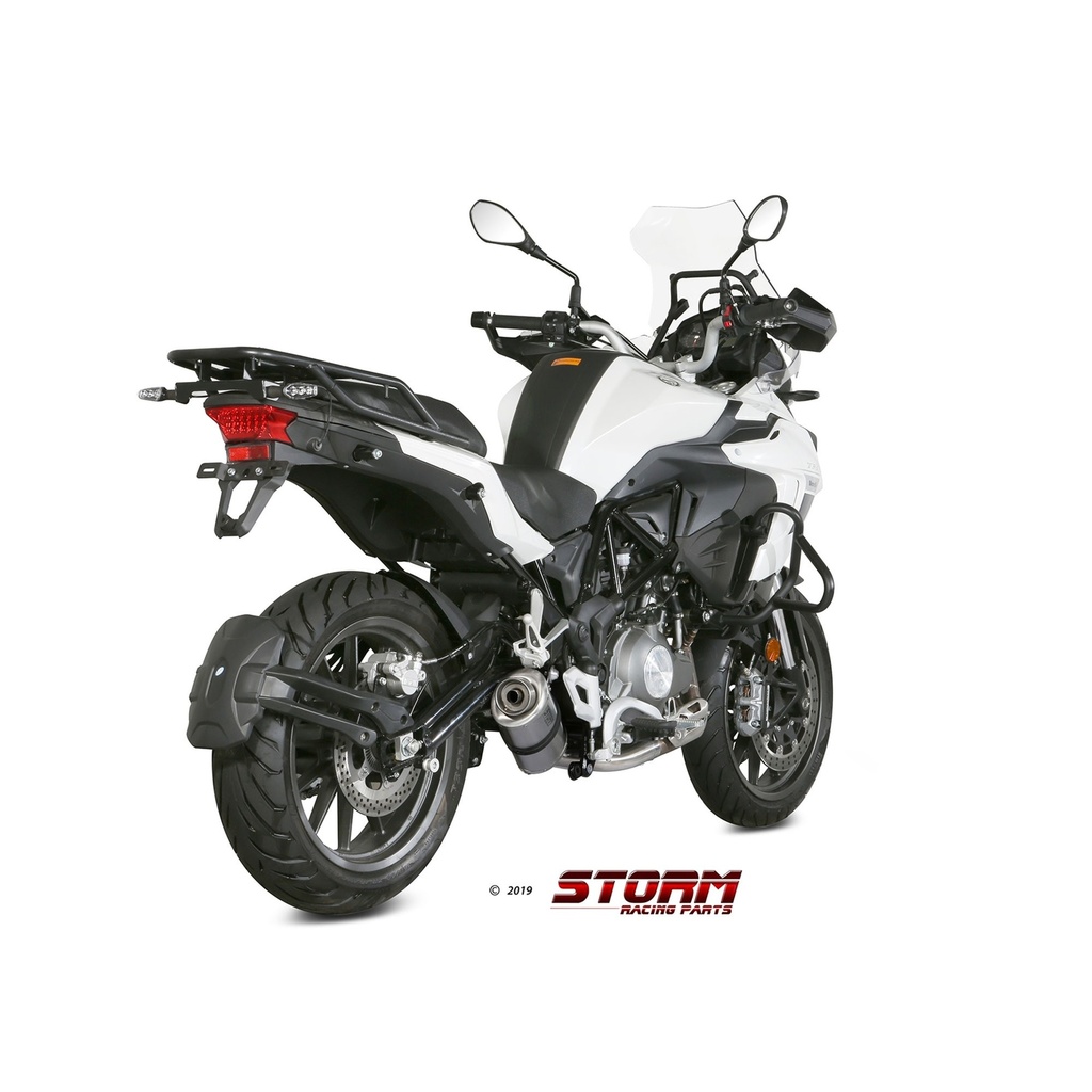 Silencieux Storm Ovale Adapt. BENELLI TRK 502 2017-2024
