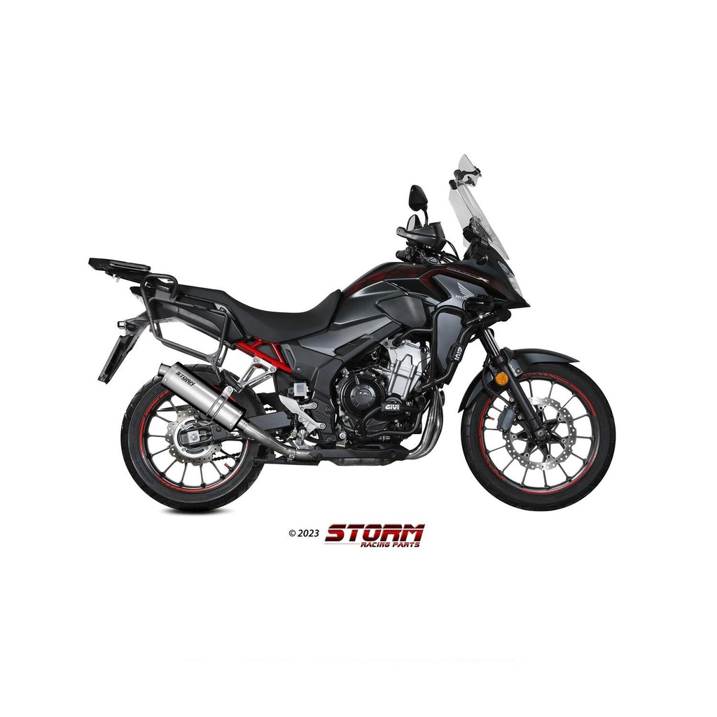 Silencieux Storm Ovale Adapt. HONDA CB 500 X 2021-2023