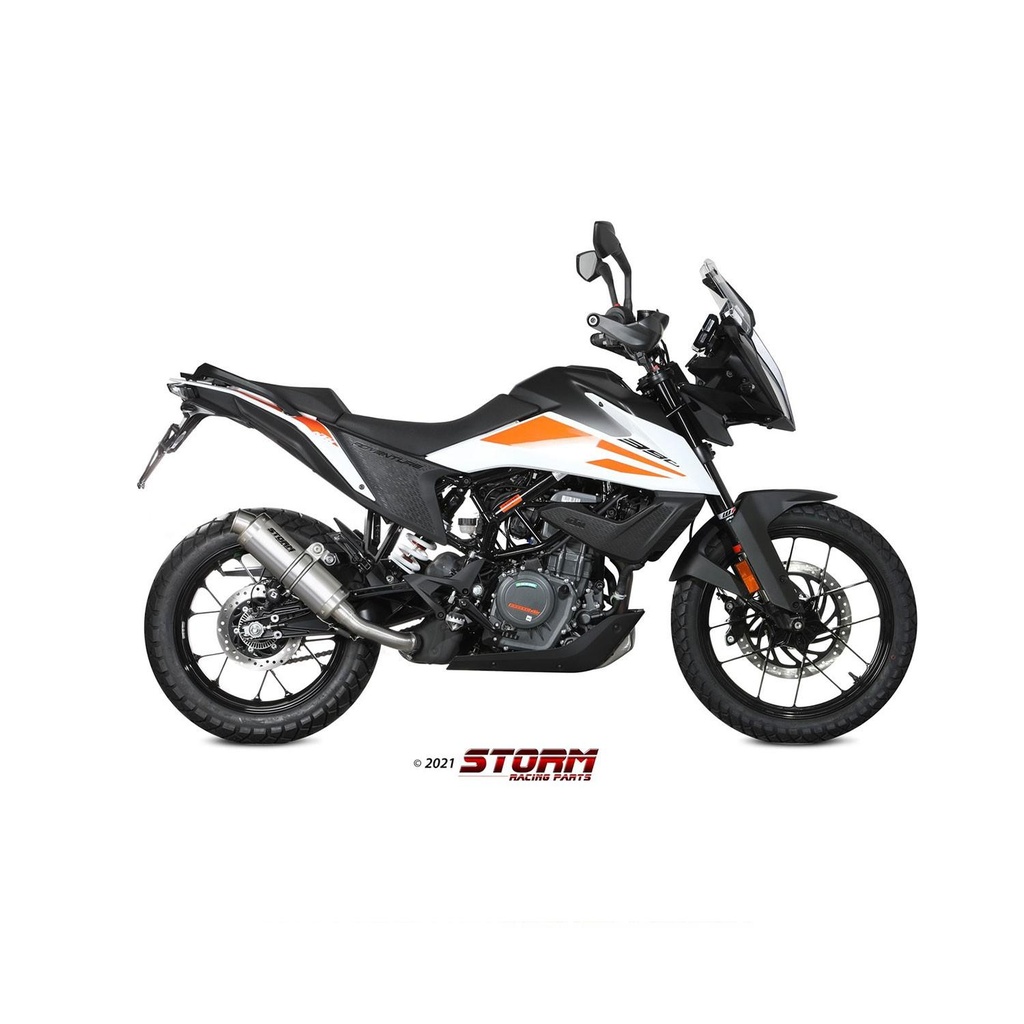 Silencieux Storm Ovale Adapt. KTM 390 ADVENTURE 2020-2023