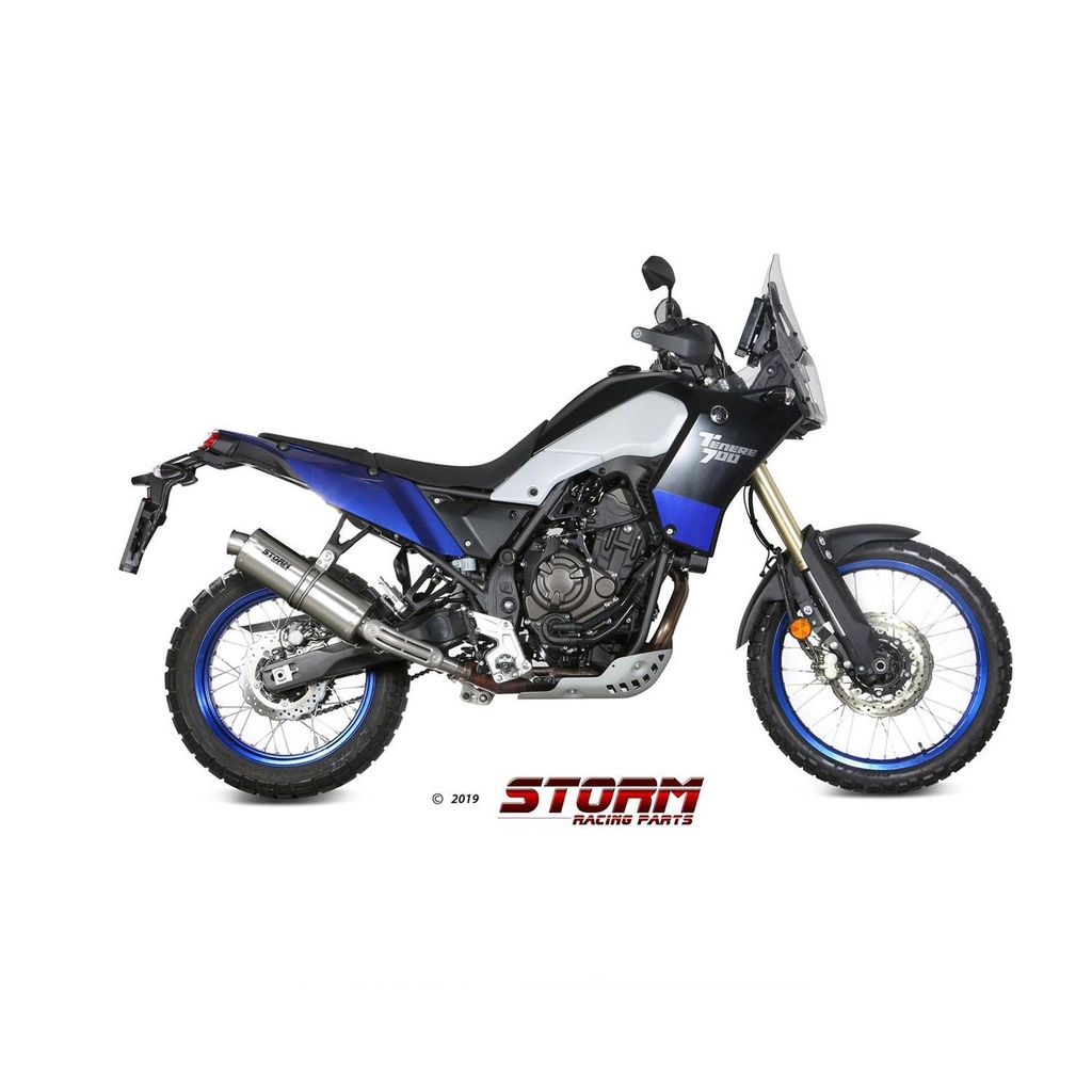 Silencieux Storm Ovale Adapt. YAMAHA Ténéré 700 2019-2020