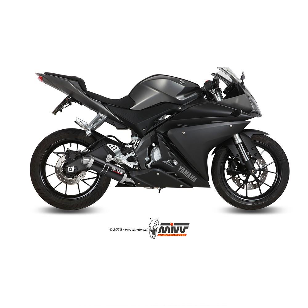 Full Exhaust System MIVV ROUND GP Yamaha MT 125 (14-19) / YZF 125 R (14-18)