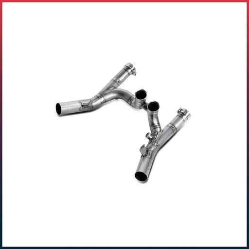 [C-Y17SO1T/1] Manchon raccord sans catalyseur Akrapovic pour Yamaha VMAX 1700 2009-2016