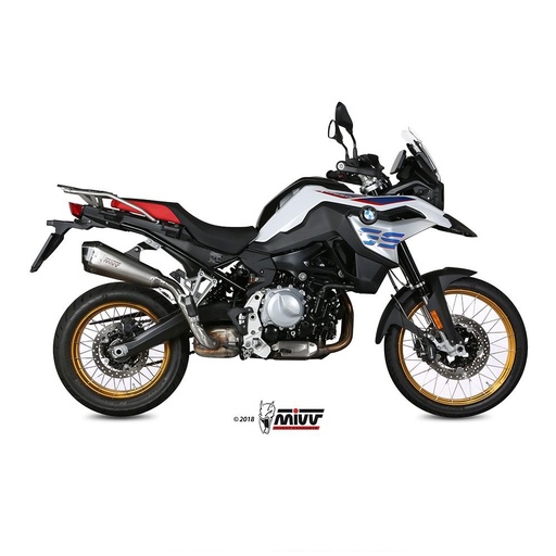 Silencieux MIVV Delta Race BMW F 750 GS (850 cc) et F 850 GS/ADVENTURE 2018-2024