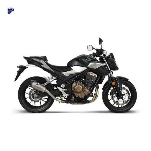 [H155094SO01] Silencieux TERMIGNONI SLIP-ON Hexagonal conique Honda CB 500 F / CBR 500 R et CB 500 X 2019-2023