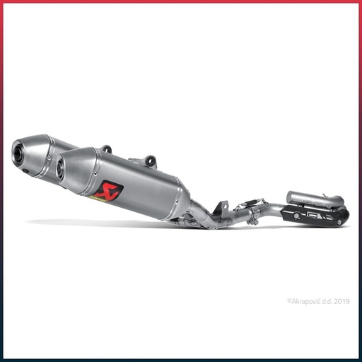 [S-H2MET8-QTA] Full Exhaust System AKRAPOVIC Evolution Line Honda CRF 250 R / RX 2014-2015